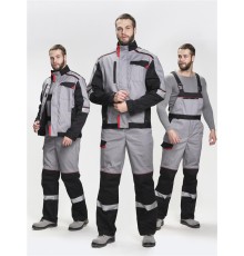 Костюм Сервис IMP (тк.Смесовая,240) п/к, серый/черный