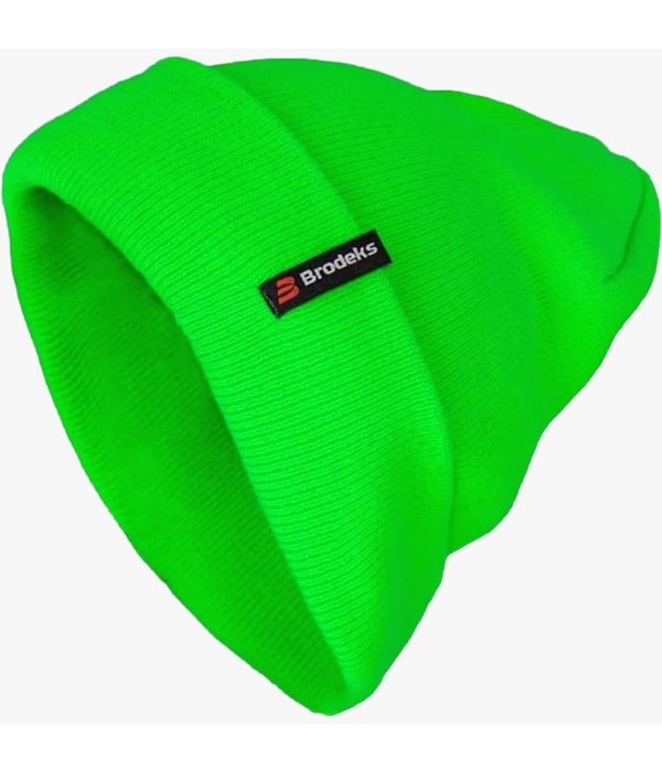 Шапка Brodeks Light Longer HV, зелёный