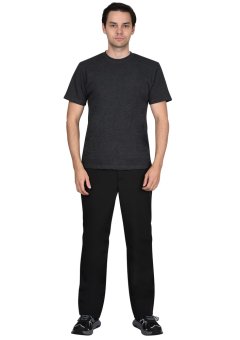 Футболка меланж черный 160 г/м2