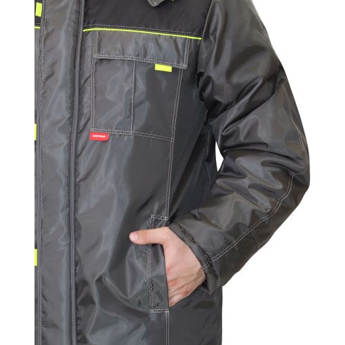 Куртка рабочая "Сириус-Фаворит" с капюшоном, мужская, зимняя