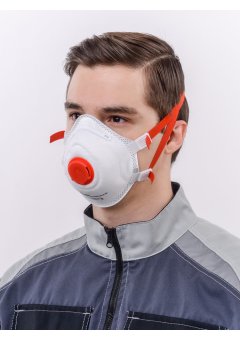 Респиратор чашеобразный DSK PRO 5512 НК с клапаном, FFP3 (10 шт)