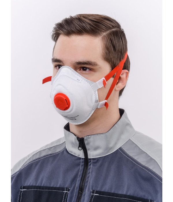 Респиратор чашеобразный DSK PRO 5512 НК с клапаном, FFP3 (10 шт)