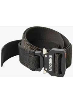 Ремень Brodeks KM102 + стрейч, чёрный, длина 140 см