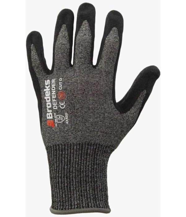 Перчатки Brodeks GC-21, серый, чёрный