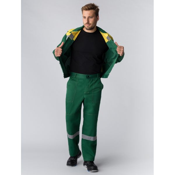 Костюм Легион-1 СОП, ткань Смесовая, 210 г/м2, куртка, брюки, цвет зелёный, жёлтый