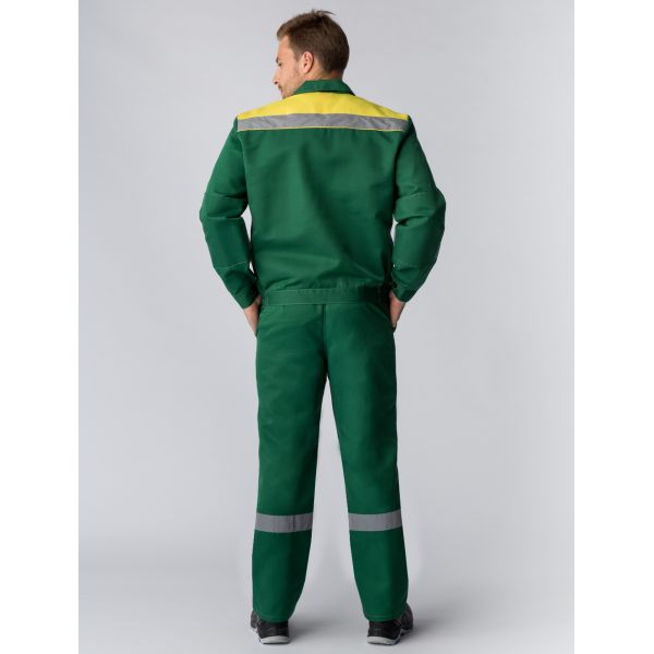 Костюм Легион-1 СОП, ткань Смесовая, 210 г/м2, куртка, брюки, цвет зелёный, жёлтый