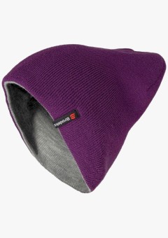 Шапка Brodeks Light Bicolor, фиолетовый, серый