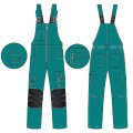 Полукомбинезон ProfLineSpecialist (тк.РипСтоп,240), циан/черный