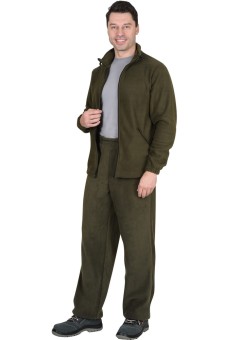 Куртка флисовая оливковая, 280 г/м2