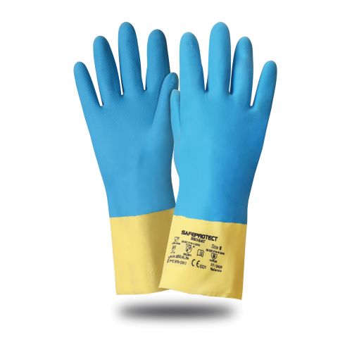 Перчатки Safeprotect НЕОЛАТ, неопрен, латекс, хлопковый слой, толщина 0,70 мм, длина 320 мм