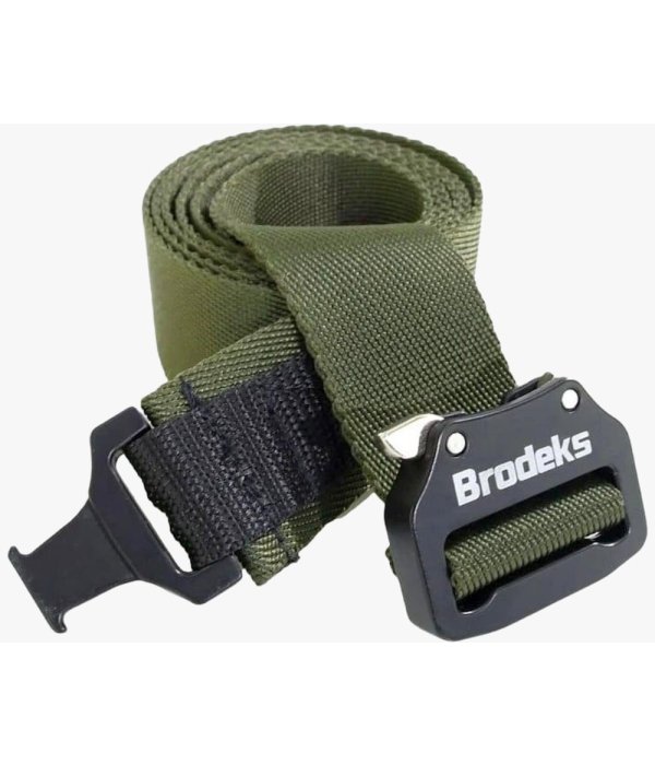 Ремень Brodeks KM 102, хаки, длина 140 см