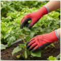 Перчатки ProfLineSpecialist нейлоновые с РЛ-покрытием, красный
