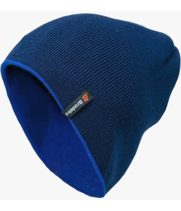 Шапка Brodeks Light Bicolor, тёмно-синий, синий