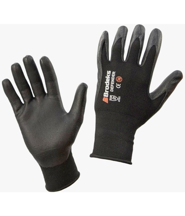 Перчатки Brodeks G-21, чёрный, серый