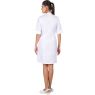 Халат платье белый медицинский женский "Сириус-Палермо" с короткими рукавами