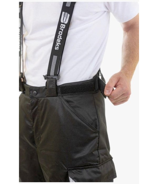 Брюки зимние мужские Brodeks KW304, чёрный