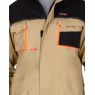 Куртка "Сириус-Манхеттен", цвет песочный с оранжевым и чёрным