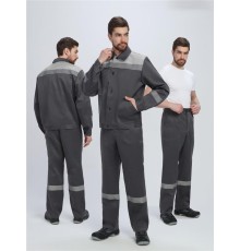 Костюм Легион-1 СОП (тк.Смесовая,210) брюки, т.серый/св.серый