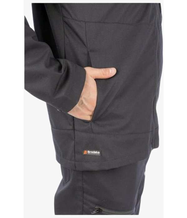 Куртка летняя мужская Brodeks KS234, чёрный