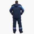 Костюм зимний мужской Бивек-2 СОП (тк.Смесовая,210) пк, тёмно-синий, васильковый, лимонный
