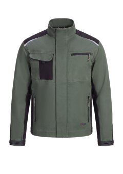 Куртка ProfLineLeader (тк.Хлопок/Спандекс,260), хаки/черный
