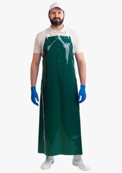 Фартук Ларипол полиуретановый уплотнённый (90х130) зелёный (ФАР013)