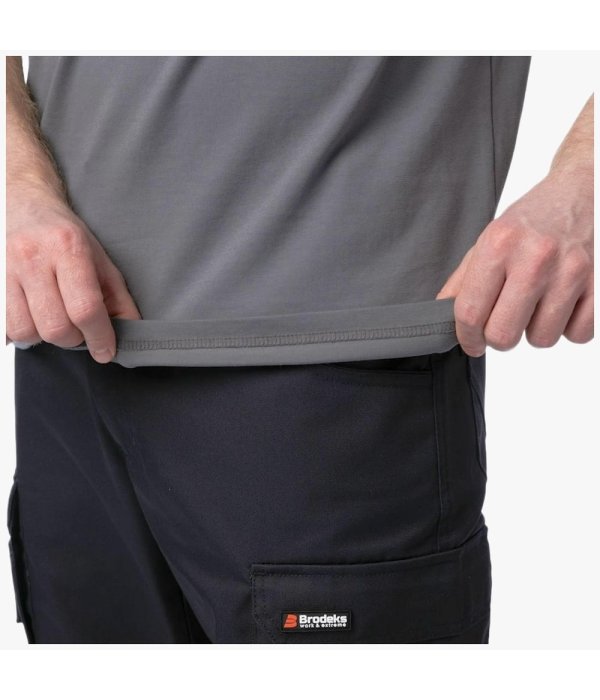 Футболка мужская Brodeks KS705, серый