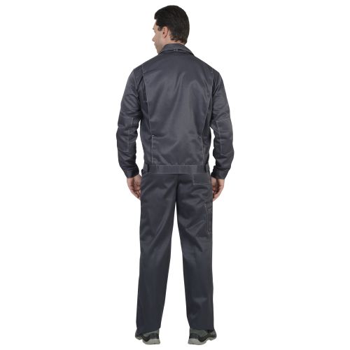 Костюм  рабочий "Сириус-Фаворит", куртка, брюки, цвет серый со светло-серым