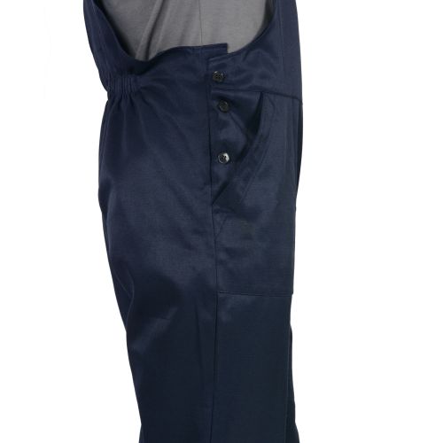 Костюм "Сириус Стройград", куртка, полукомбинезон, синий с оранжевым и СОП 50 мм