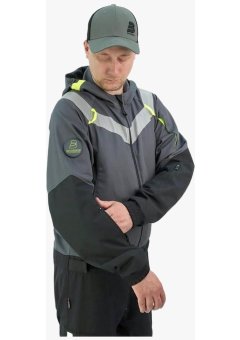 Комбинезон летний мужской Brodeks KS503, серый, чёрный