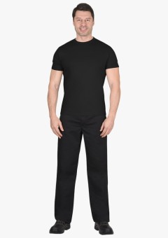 Футболка мужская чёрная 160 гр/м2