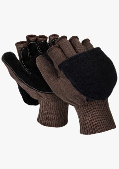 Перчатки-варежки зимний Manipula Specialist® Эвены (шерсть, акрил+спилок), WG-795