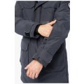 Куртка-парка зимняя мужская пуховая Brodeks KW233, тёмно-серый