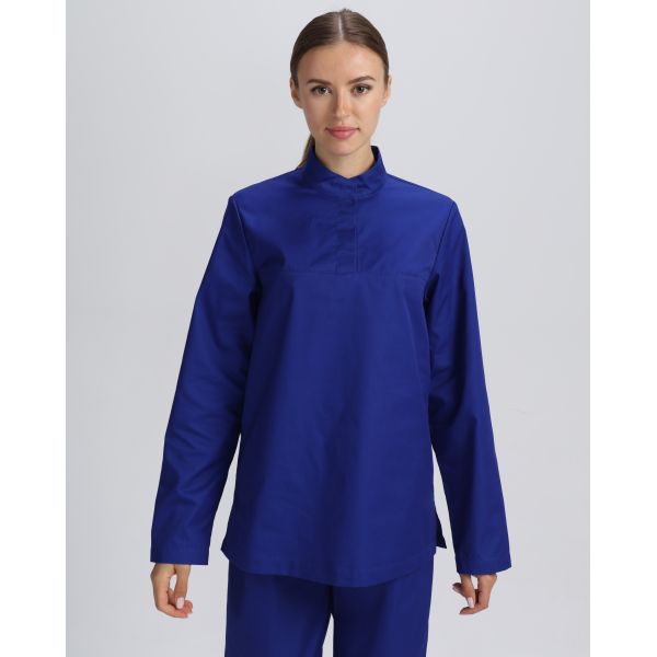 Костюм женский ХАССП-Стандарт, ткань Смесовая, 160 г/м2, цвет васильковый