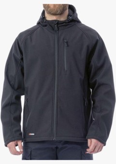 Куртка летняя мужская Софтшелл Brodeks KS232, чёрный