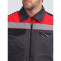 Костюм ProfLineBase-2 (тк.Твил,210) п/к, т.серый/черный/красный
