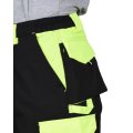 Костюм СИРИУС-ОНИКС куртка, брюки черный с лимонным, 255 г/м2, 65%ПЭ, 35%ХБ