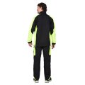 Костюм СИРИУС-ОНИКС куртка, брюки черный с лимонным, 255 г/м2, 65%ПЭ, 35%ХБ