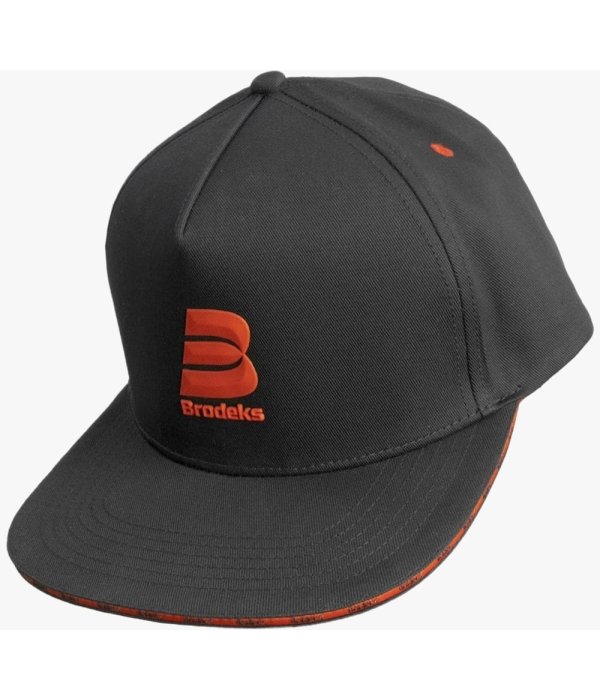 Бейсболка Brodeks KM131, красный, чёрный