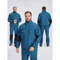 Куртка ProfLineSpecialist (тк.РипСтоп,240), циан/черный