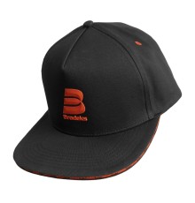 Бейсболка Brodeks KM131, цвет красный, чёрный 