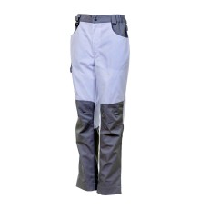 Брюки рабочие женские Brodeks KS328, цвет белый, серый