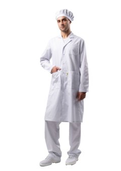 Халат мужской Антистатика М-105 тип D, белый