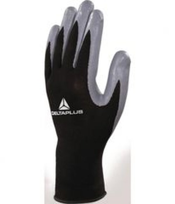 Перчатки DeltaPlus™ VE712GR (полиэстер+нитрил)