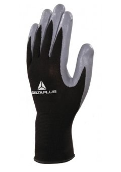 Перчатки DeltaPlus™ VE712GR (полиэстер+нитрил)