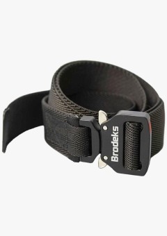 Ремень Brodeks KM102 + стрейч, чёрный, длина 140 см