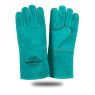 Краги спилковые Safeprotect Камчатка, цвет бирюзовый, флисовая подкладка, размер 10,5