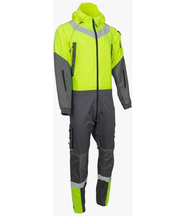 Комбинезон летний мужской Brodeks KS503, жёлтый, серый