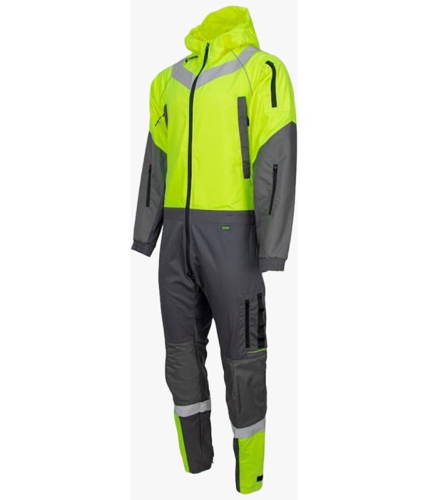 Комбинезон летний мужской Brodeks KS503, жёлтый, серый
