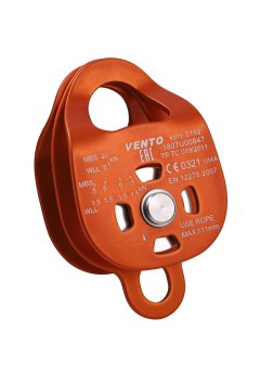 Блок-ролик VENTO™ двойной Double дюраль с подшипником, vpro 0192/vnt 1092